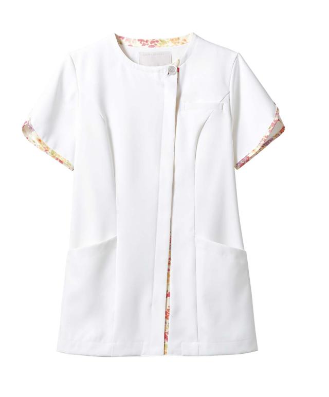 ナースジャケット（半袖） LW802-12 住商モンブラン 医療用 病院 介護 ナース ドクター 看護師の通販は