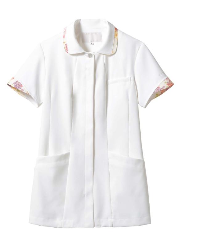 ナースジャケット(半袖) LW803-12 住商モンブラン 医療用 病院 介護 ナース ドクター 看護師