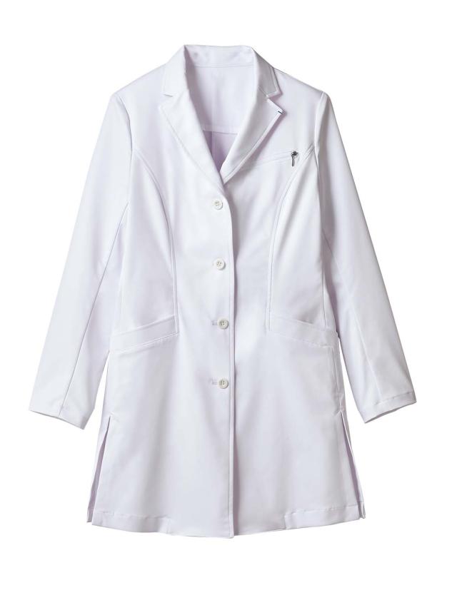 ドクターコート（レディス長袖ショー? JK112-11 住商モンブラン  医療用 病院 介護 ナース ドクター 看護師