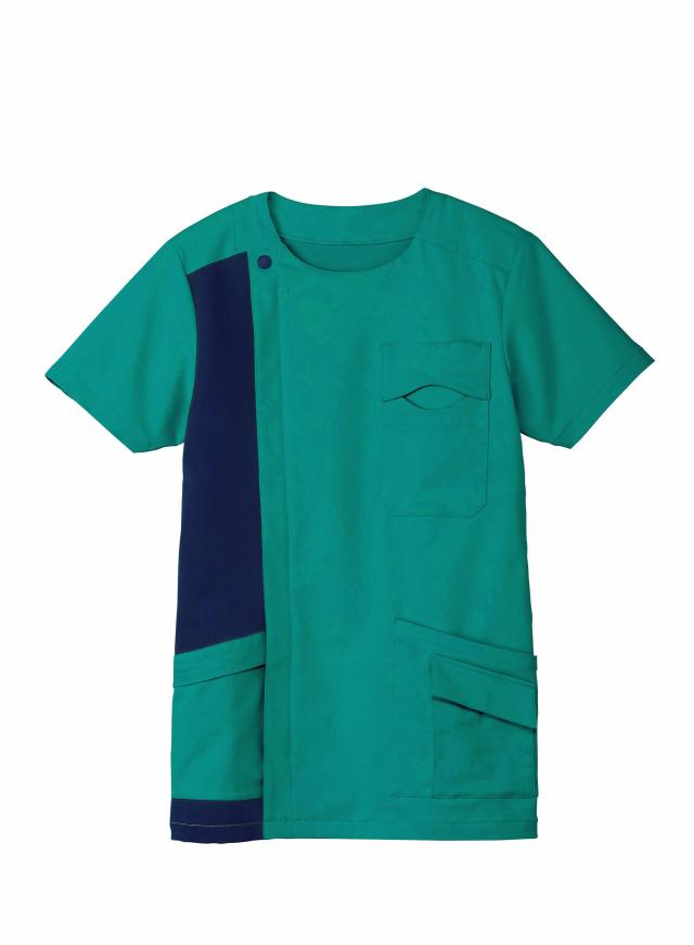 ボンマックス ジップアップスクラブ TB4503U-26 ターコイズ 医療 看護 クリニック 作業着