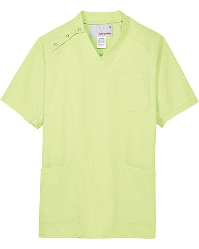 ルコック 男女兼用Ｖネックスクラブ UQM1522-60 (ライム) 明石SUC 医療 看護
