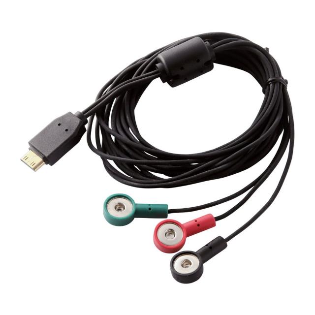 通信機能付携帯心電計外部誘導コード B-220 1台 パラマ・テック 24-7252-10