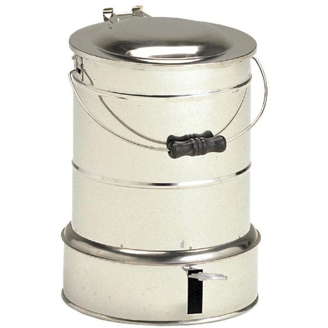 汚物缶（足踏式）21cm ステンレス （ホーローソウツキ） 1台 松吉医科器械 02-2720-00