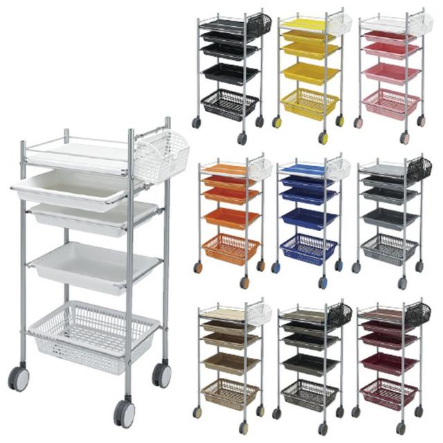 カラーアプリワゴン ホワイト SN-AP002 1台 松吉医科器械 23-3401-0001の通販は 23,097円