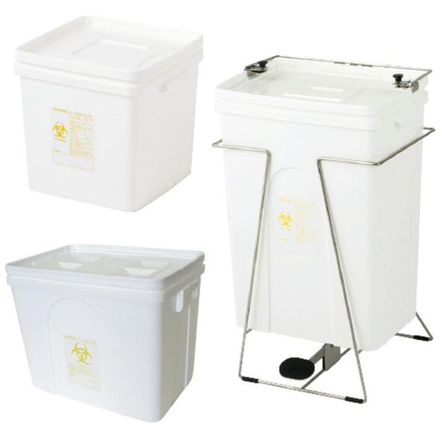 レオペール（感染性医療廃棄物容器） ハザード：オレンジ 50L（432X310X552MM） 20個 ハイピュア 23-5097-0303