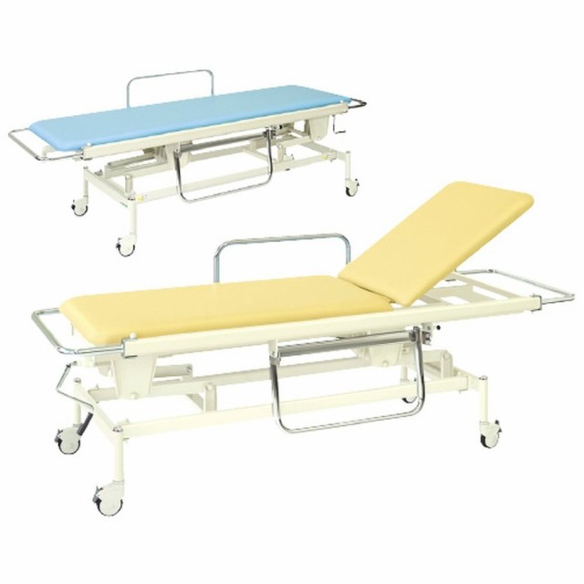 手動昇降式ストレッチャー100 ビニルレザー抹茶 TB-625（60X200X48-86） 1台 高田ベッド製作所 24-3194-0011の通販は 92,766円