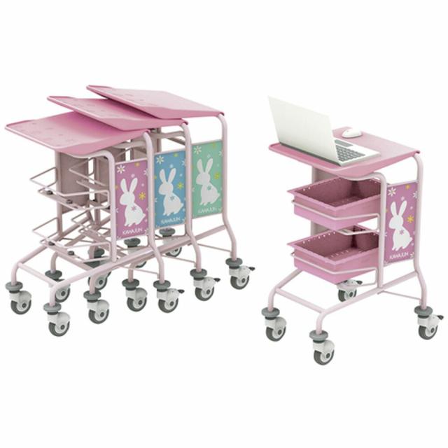 SCライトワークカート MCR087PN（ピンク／ピンク） 1台 河淳 24-6548-00