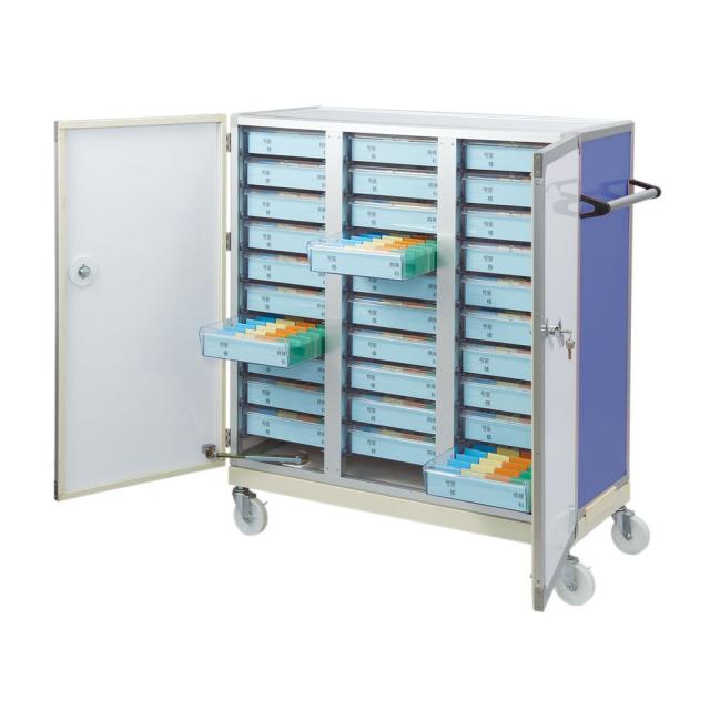 河淳 下膳カート MCR039YG 収容トレー数：36枚 段数（棚ピッチ）：9段（142） 下膳カートTF-7段　MCR094YG