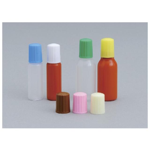 点滴容器ポリ点1号（滅菌済） 本体：茶 キャップ：茶 5CC（25ホンX12フクロイリ） 1箱 エムアイケミカル 08-3051-0212