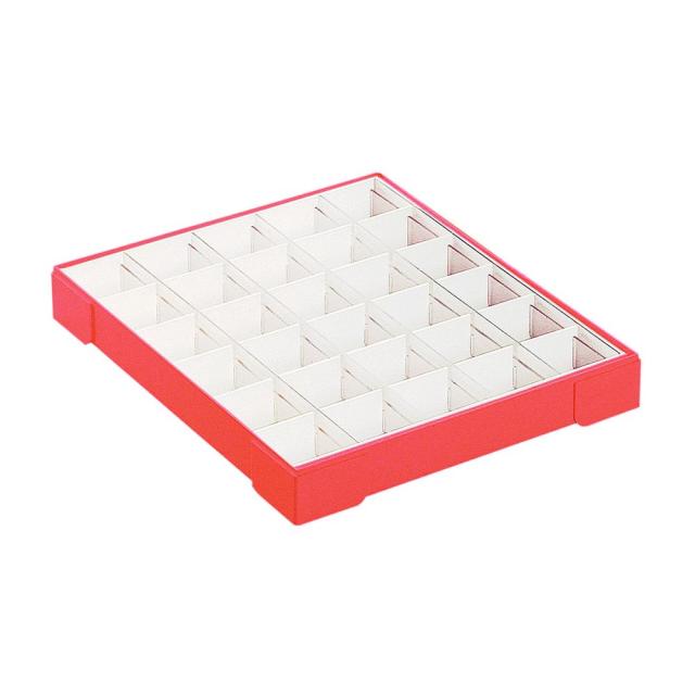 カラー散薬トレー（30人用） 6008-02（オレンジ） 1個 日本医理器材 23-5622-00