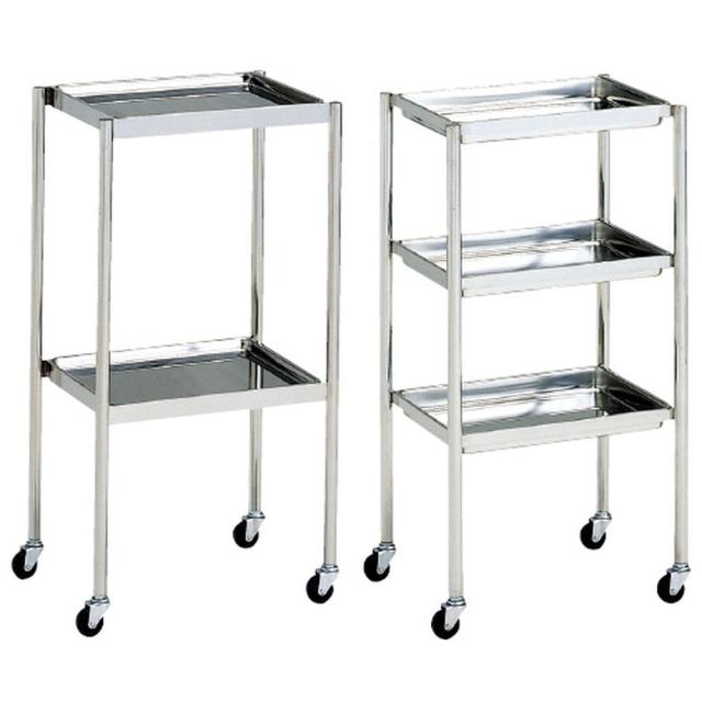 消毒盤台（2段式） MY-1019（トレー27X40CM） 1台 松吉医科器械 01-2280-05の通販は