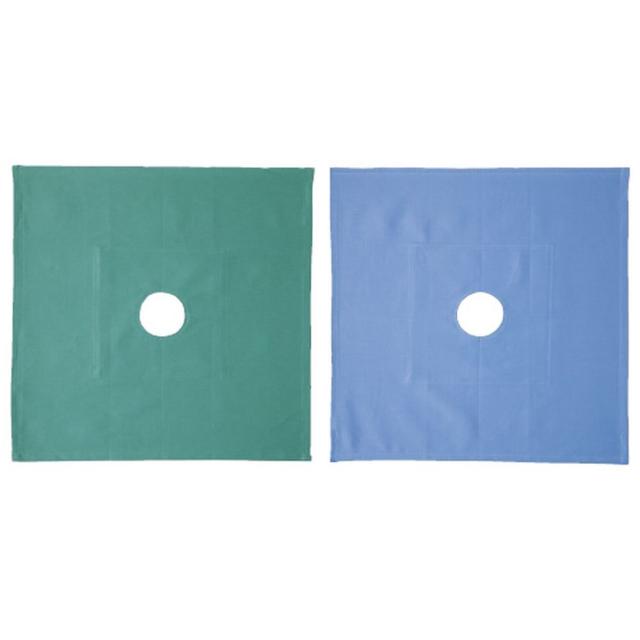 穴布（丸穴）φ60mm グリーン 450X450MM（5マイイリ） 1袋 イワツキ 23-5381-0001