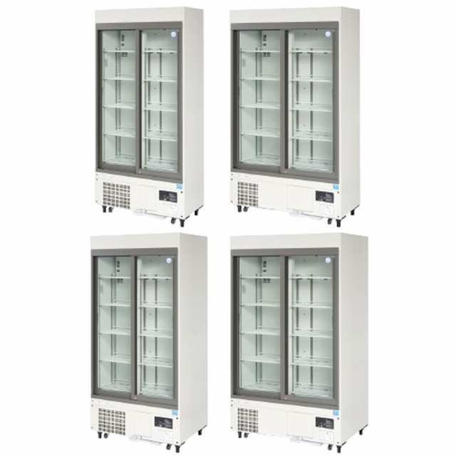 薬用冷蔵ショーケース(スライドラック FMS-800GH-SR 1台 福島工業 24-4700-05