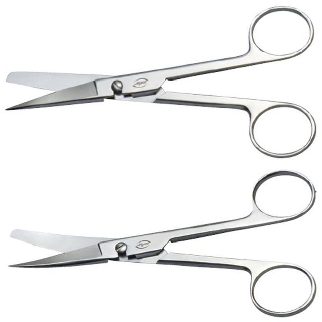 マイスコ外科剪刀 片尖・反（ハズシ） MY-9125BM（140MM） 1本 松吉医科器械 05-2008-01