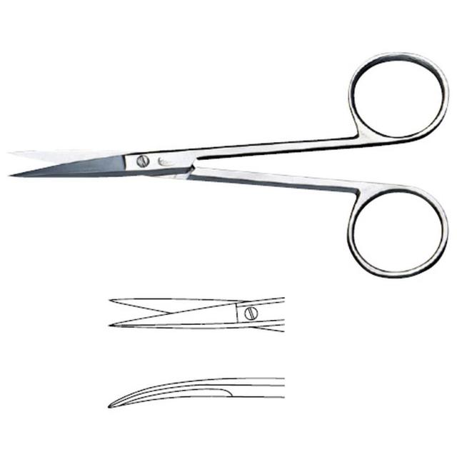 マイスコ眼科剪刀 反 MY-9123B（115MM） 1本 松吉医科器械 22-2039-01