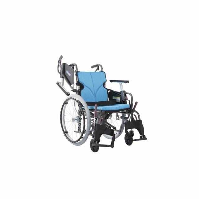 低床車いす（アルミ製）自走用 若葉色85 KMD-C20-38-LO 1台 カワムラサイクル 24-7621-0003