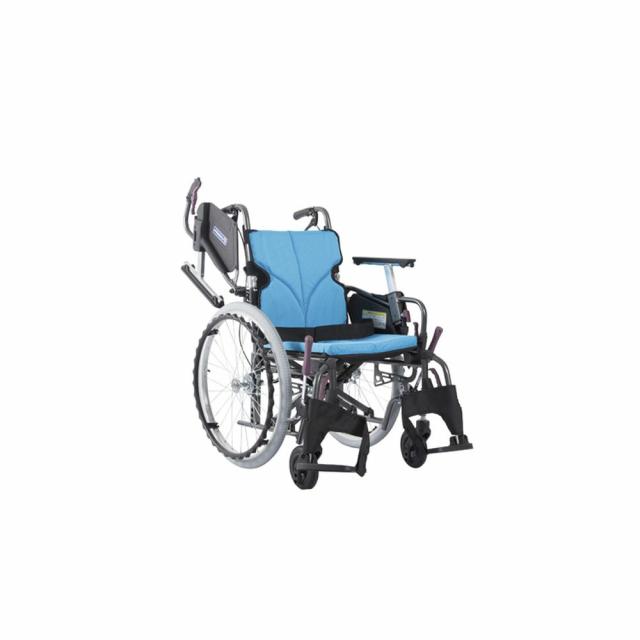 低床車いす（アルミ製）自走用 若葉色85 KMD-C20-40-LO 1台 カワムラサイクル 24-7621-0103