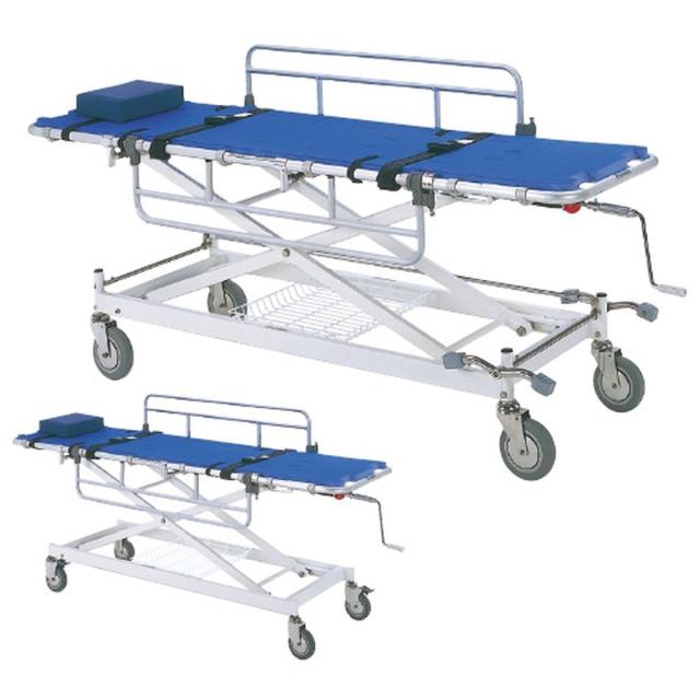 アルミ浴室用ストレッチャー（昇降固定 TY217DS-600（トータルロック） 1台 日進医療器 23-6242-01の通販は