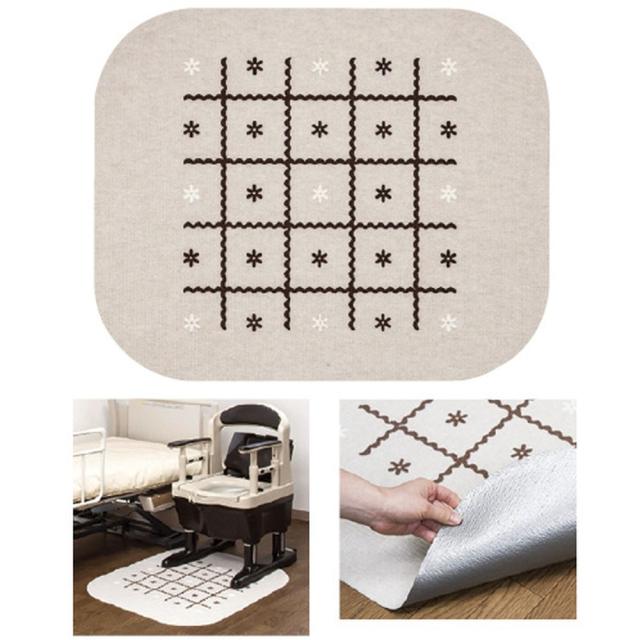 ポータブルトイレ用消臭・防水マット 536-012 1枚 アロン化成 24-4033-00の通販は 4,758円