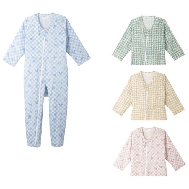 コンビネーション（フルオープン型）チドリグリーン 5638-A（3L） 1枚 日本エンゼル 24-4920-0401