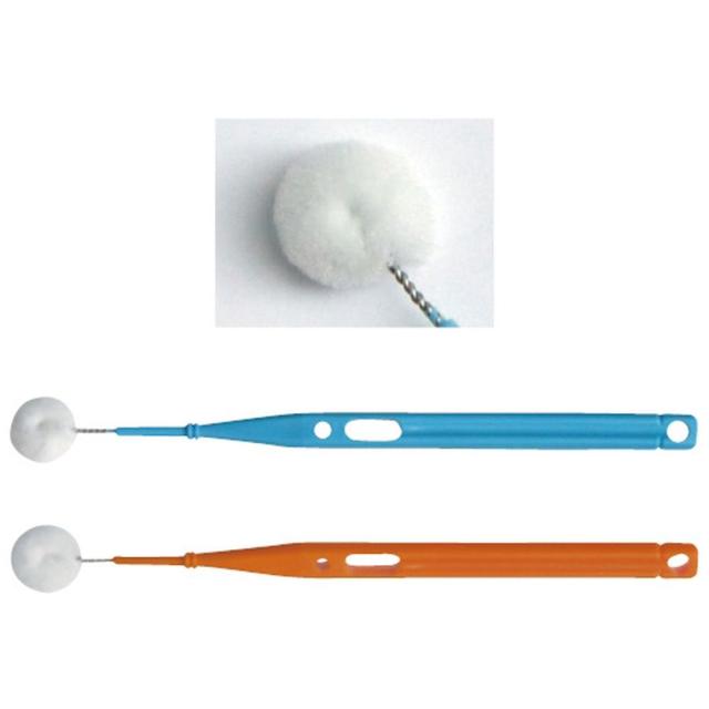 ミニモアブラシ 12イリ（ブルーX6・オレンジX6） 1箱 オーヤラックス 23-6503-00の通販は 6,571円