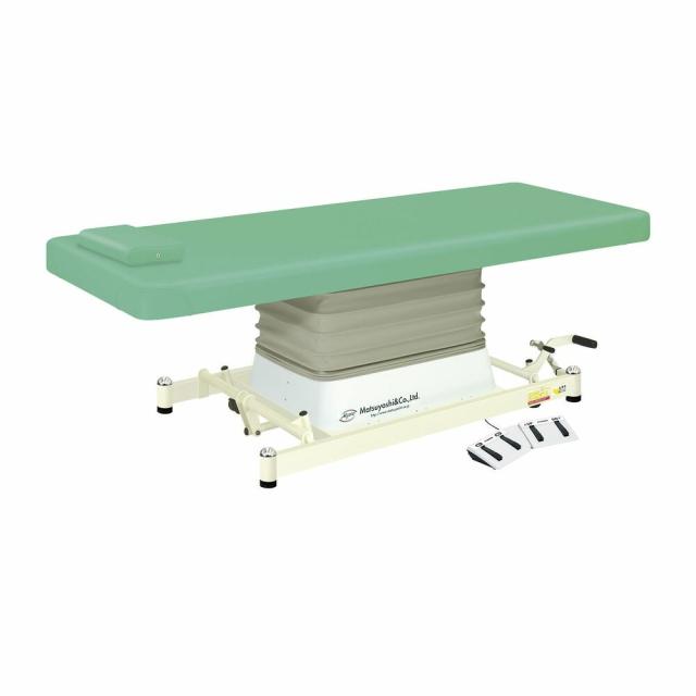マイスコ電動診察台 ステップレバー付ライトグリーン MY-J400SL（メモリーツキ）W65 1台 松吉医科器械 23-7731-0003の通販は 160,776円