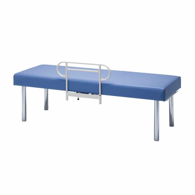 診察台（サイドレール付） ライトブルー DF-SPS（65X180X55CM） 1台 大信工業 24-2250-0105