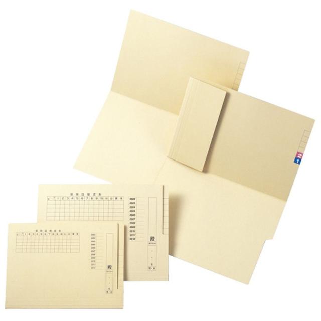 【200枚セット】TDカルテフォルダー（B5用） KS-720L（ラベルツキ） 200枚 ケルン 02-2865-01