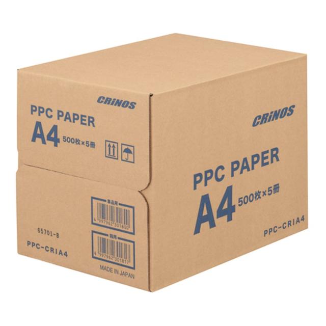 PPCペーパー（A4W） PPC-CRI（500マイX10サツ） 1箱 東京エコール 24-7999-04の通販は 8,176円
