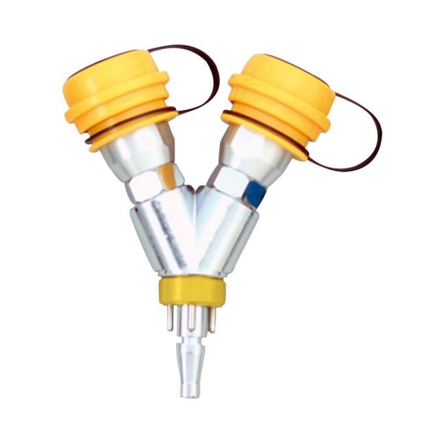 Y型アウトレットチャック（空気用） YO-AIR 1個 ブルークロス・エマージェンシー 23-3631-02の通販は 19,250円