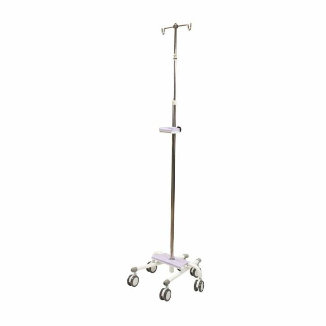 点滴スタンド RTS-101SN-V（バイオレット） 1台 ナカバヤシ 24-6386-15