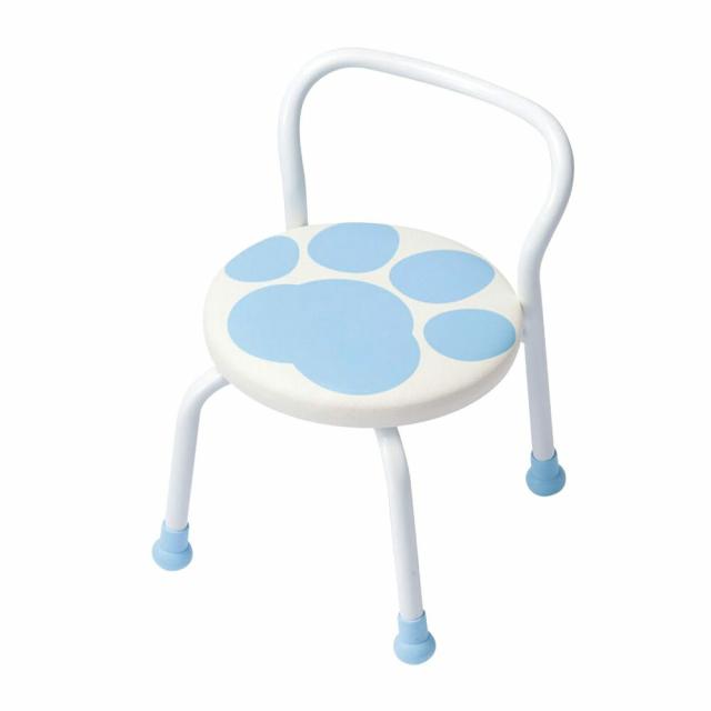 アニマルベビーチェア ブルー CAT-BM（32X35X40．5CM 1台 ニシキ工業 24-6102-0101