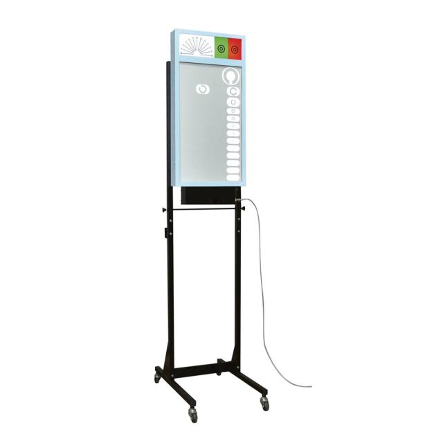 LED式視力検査器（スタンド式5m用 RC-1500A-5N（4ホウコウ） 1台 新和精工 24-7501-03 181,500円
