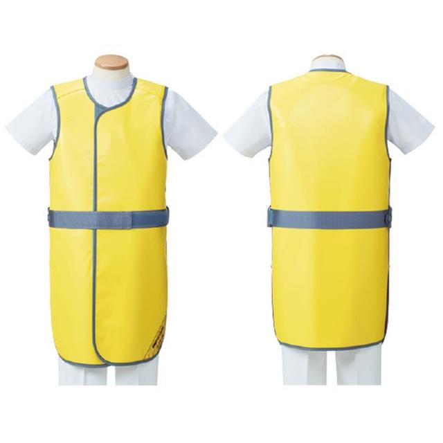 防護衣 シンプラー・コート オレンジ SSC-25L（ソフライト） 1枚 マエダ 19-3450-0105