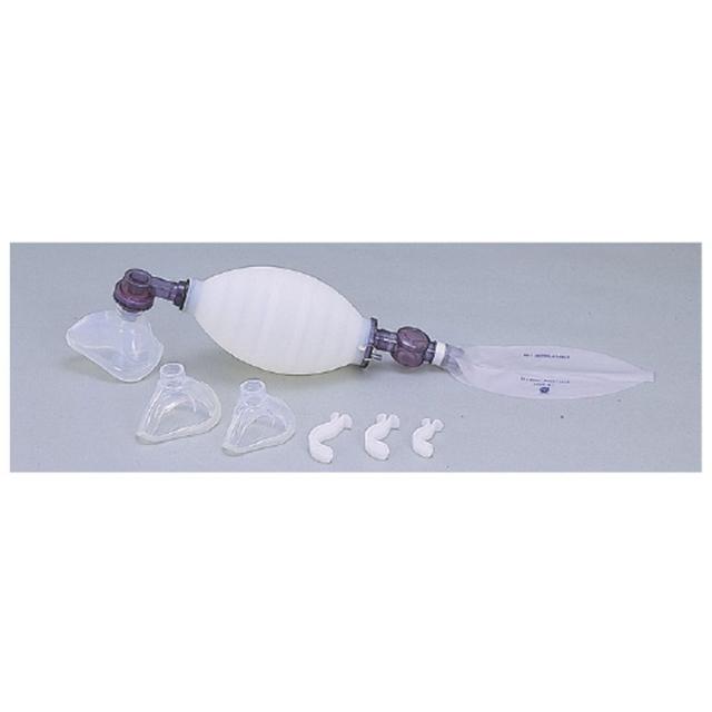 シリコンレサシテーター（成人用蘇生器 ACRW-33S（ホワイトコンプリート 1組 ブルークロス・エマージェンシー 11-2518-07