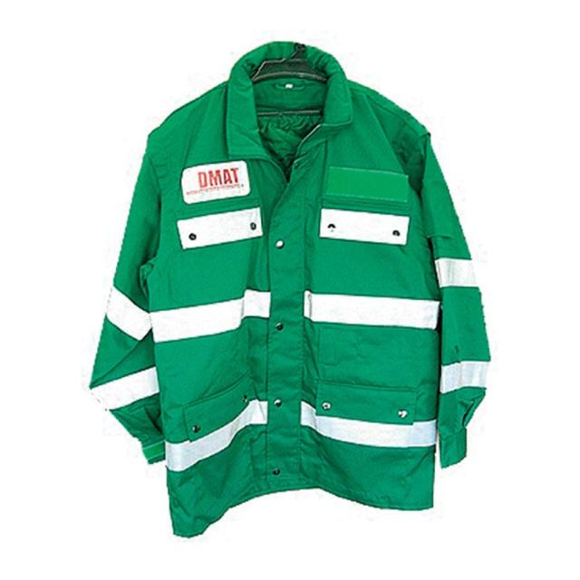 DMATユニフォーム ジャケット S ミドリ 1枚 ノルメカエイシア 23-2386-0001