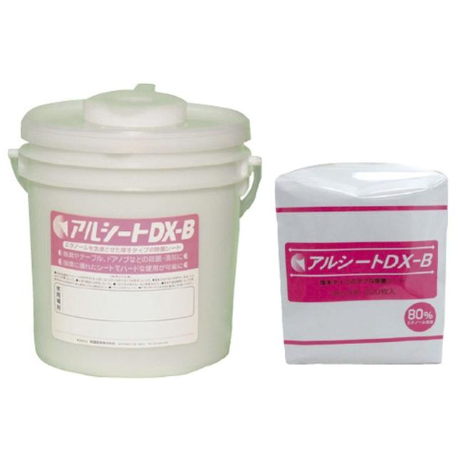 アルシートDX-B（容器付） 16．5X18CM（300マイ） 4組 明星産商 23-7983-00