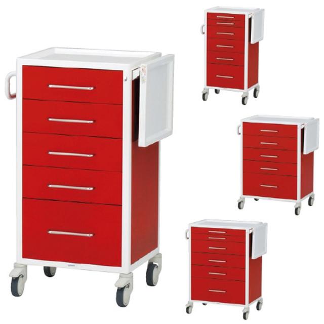 救急カート タイプS ホワイト KC-1300（5ダン） 1台 ケルン 24-5339-0004の通販は