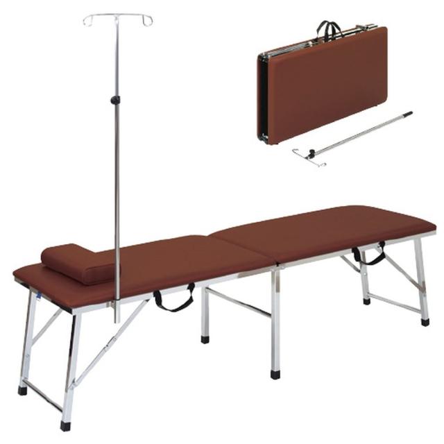 診察台（救急災害用） ビニルレザーレッド TB-983（50X180X50CM） 1台 高田ベッド製作所 24-5400-0014