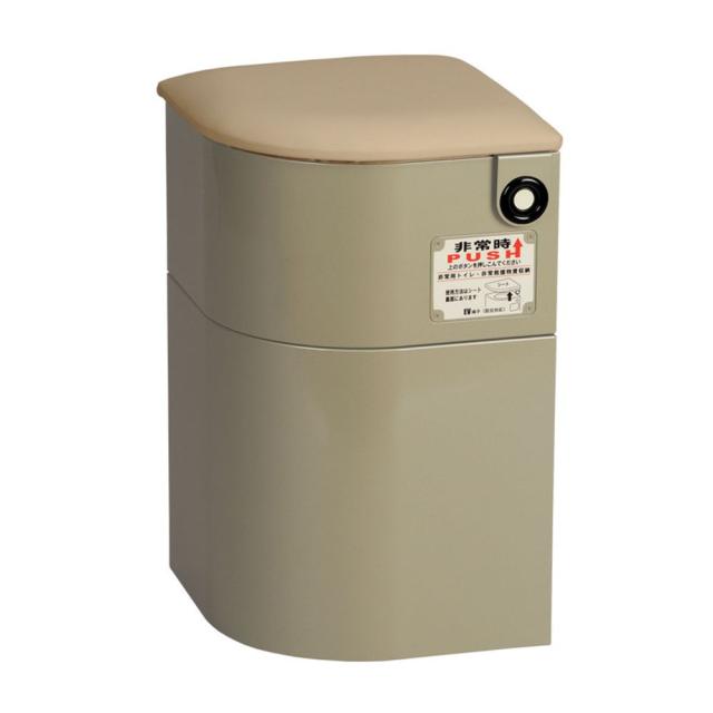 EV椅子トイレ用品付レザークッションライトゴールド 690-011 1台 シコク 24-7397-0001