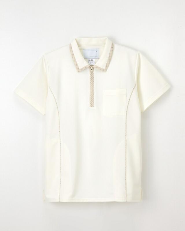 ナガイレーベン ニットシャツ NX-2922 サイズS アイボリー