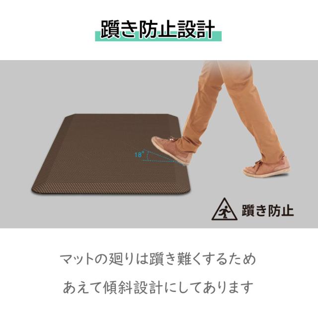 高反発フロアマット ノーマル DK-KM44152 大広 フロアマット キッチンマット マット 台所 おしゃれ シンプル 体圧分散 防水 抗菌 防カビ_3