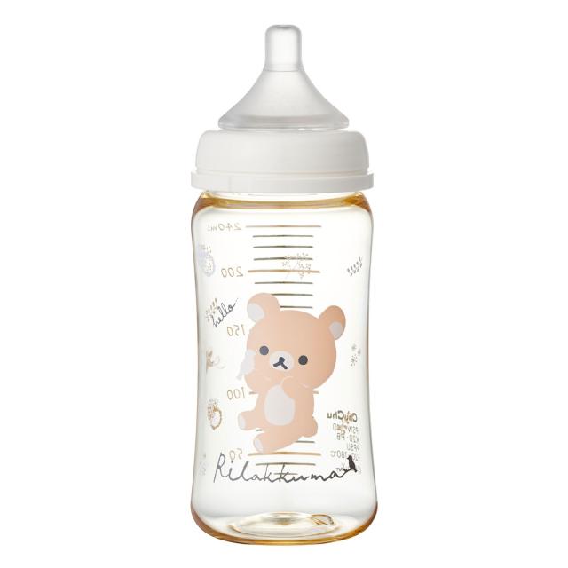 【まとめ買い】ドクウツギ 可塑性物質哺乳動物瓶 リラックマ マルチ相応う広口 240ml 50個 ジェクス Chu Chu 哺乳動物瓶 哺乳動物びん 日本製 全月齢相応う 母乳 含ませる