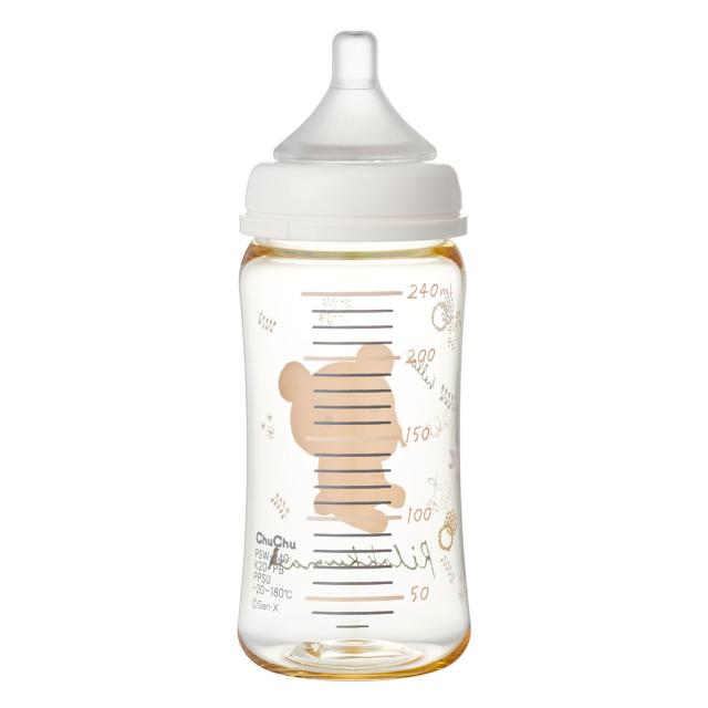 【まとめ買い】ドクウツギ 可塑性物質哺乳動物瓶 リラックマ マルチ相応う広口 240ml 50個 ジェクス Chu Chu 哺乳動物瓶 哺乳動物びん 日本製 全月齢相応う 母乳 含ませる