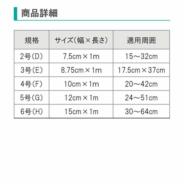 Ｋチューブ 弾性チューブ包帯 ホワイト ハイブリッド型 やさしく