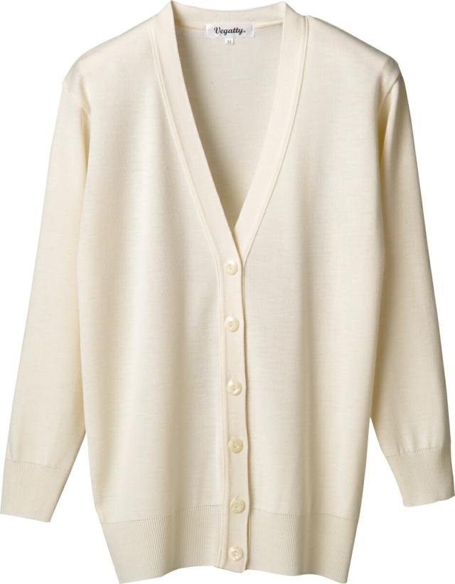 D-PHASE（ディーフェイズ） 抗ピル長袖カーディガン（ロング丈） D-1002（S） ホワイトの通販は