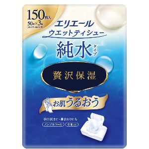 大王製紙」 エリエールウェットティシュー 純粋タイプ 贅沢保湿