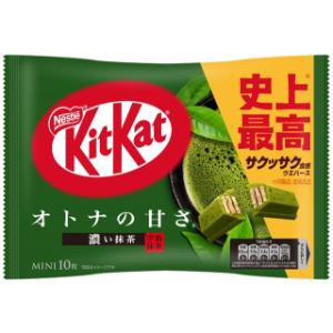 ネスレ」 キットカットミニオトナの甘さ濃い抹茶 10枚 ×12個セット