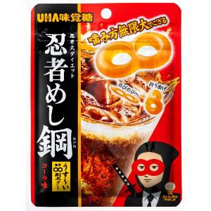 UHA味覚糖」 忍者めし鋼 コーラ ５0Ｇ×10個セット