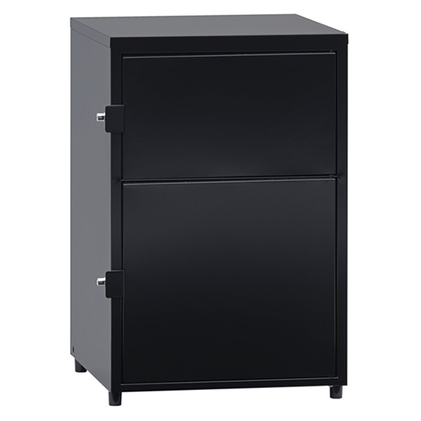 直送 日時指定不可 グリーンライフ 2段宅配ボックス レシーボ TR2-4568(BK) 宅配BOX 沖縄・離島配送不可